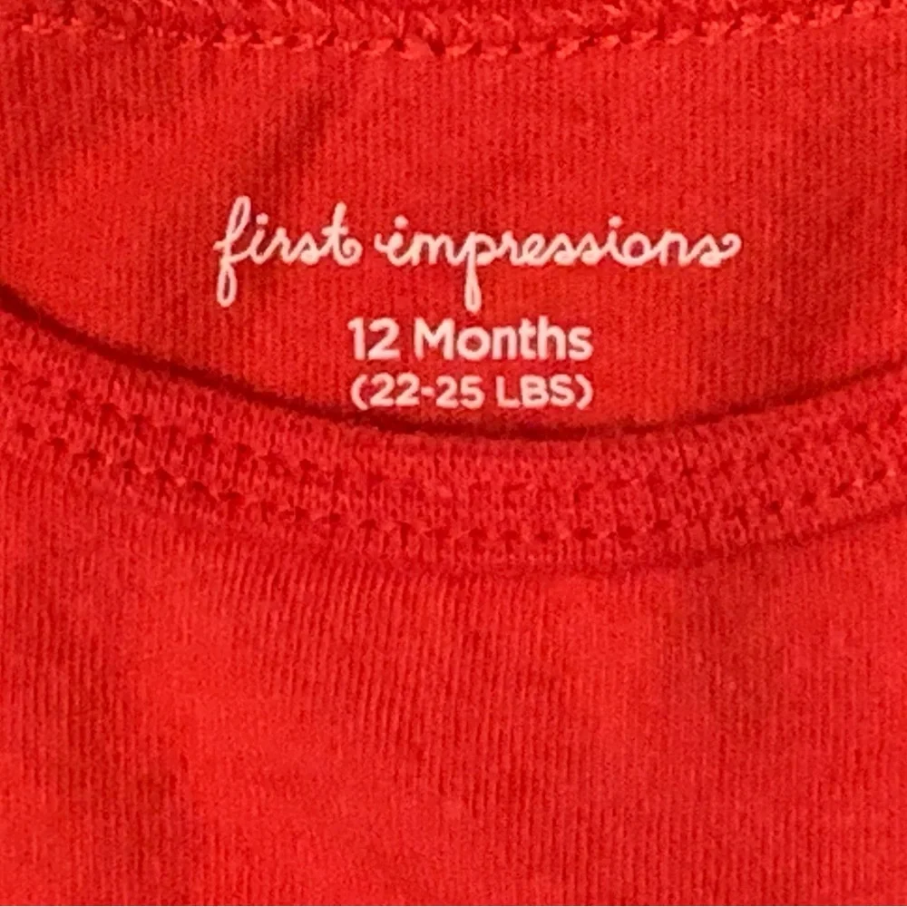 First Impressions Patriotic Kitty Short Sleeve Top - Picture 3 of 3